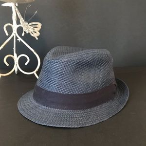 Banana Republic Blue Fedora - size small NWT
